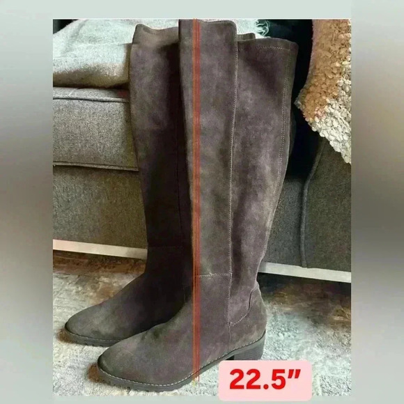 Blondo Waterproof SIERRA Suede Chocolate Brown Over The Knee Boots Size‎ 8.5 - Picture 7 of 7